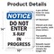 Signmission Do Not Enter X-Ray In Progress OSHA Notice Sign, Aluminum, 10in W x 14in L, 2PK OS-2PACK-NS-A-1014-V-11272 - alternate 2